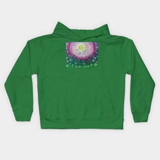 Flowers Reaching Towards the Sun Kids Hoodie